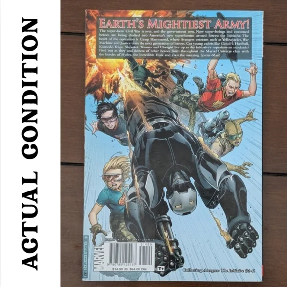 Marvel Avengers The Initiative Vol 1 Basic Training Graphic Novel Slott Caselli - Picture 3 of 3